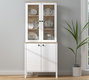 Hanah Home FRN-20070 Estantería de Madera y Blanco